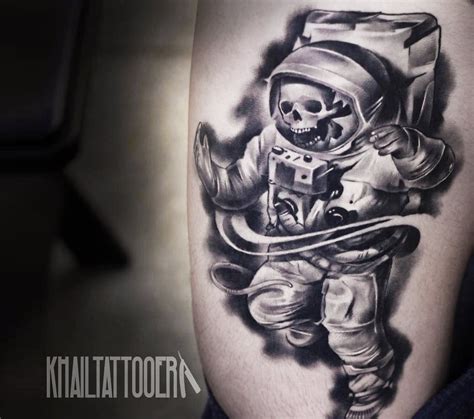 Dead Astronaut tattoo by Khail Tattooer | Photo 16651