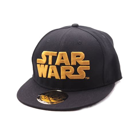 Gorra Oficial de Star Wars con el Logo bordado en Dorado