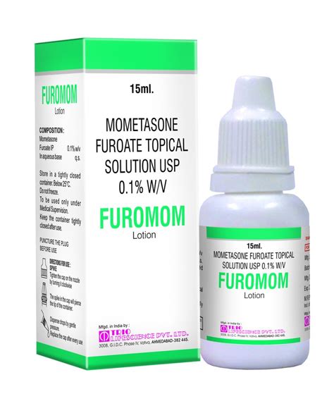 Furomom Mometasone Furoate Topical Solution, Packaging Type: Bottle, Packaging Size: 15 ml at Rs ...