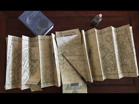 DIY Marauder’s Map – FULL SIZE Replica! – Wizardry Workshop