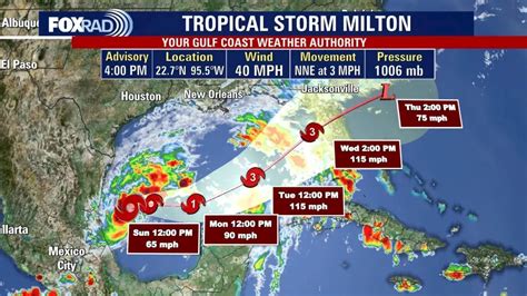 Tropical Storm Milton forms in Gulf of Mexico; forecast to become ...