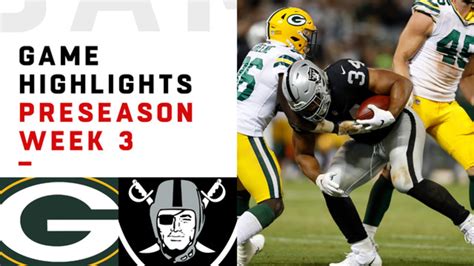 Packers vs. Raiders highlights | Preseason Week 3