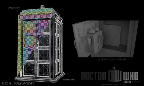 Doctor Who Tardis 10th Doctor — polycount