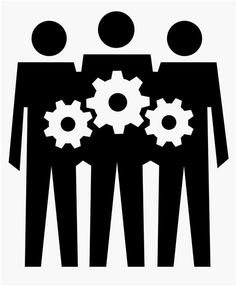 Transparent Teamwork Clipart Png - Teamwork Black And White Png, Png ...