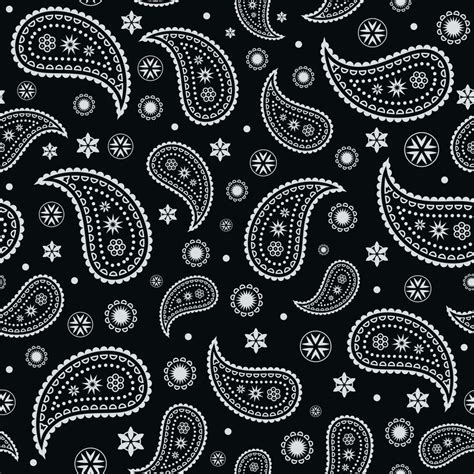 Seamless paisley pattern ornament Bandana Print. Silk neck scarf or kerchief abstract pa ...