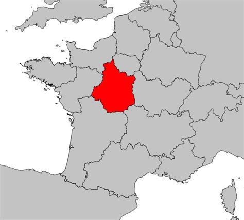 Carte du Centre-Val de Loire - Centre-Val de Loire carte des villes ...