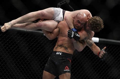 How did Ben Askren's first UFC fight play out?