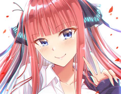 Nino Nakano Anime HD Wallpaper from The Quintessential Quintuplets by 谷立