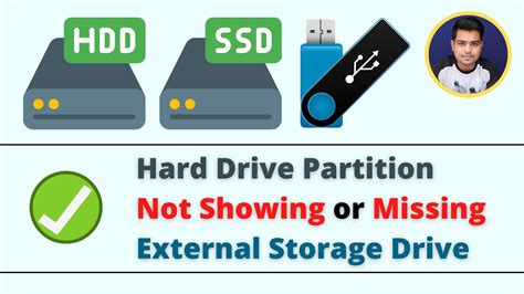 Fix Hard Drive Partition Not Showing or Missing External Hard Drive Issues