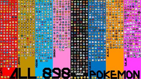 an all 808 pokemon wallpaper with many different colors