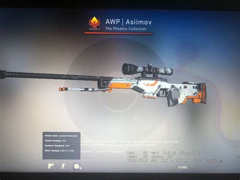 (0.85 FV)AWP ASIIMOV BS, Video Gaming, Gaming Accessories, Game Gift ...