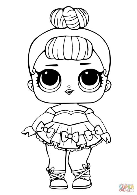 LOL Doll Miss Baby Glitter coloring page | Free Printable Coloring Pages