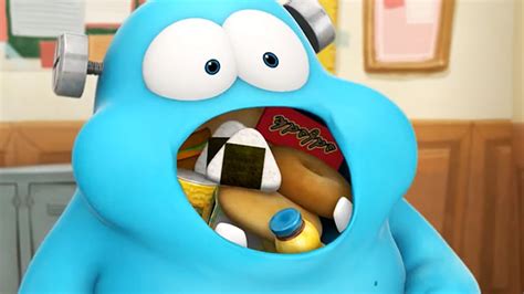 Funny Animated Cartoon | Spookiz Frankie Can't Stop Eating Junk Food 스푸 ...