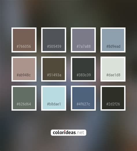 Dusty Gray Gray Dark Gray / Smoked Dim Gray Color Palette | Color ...