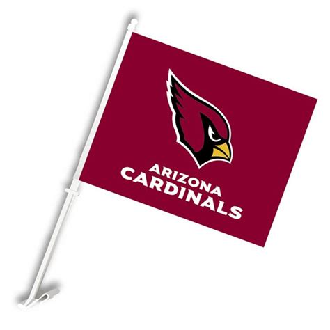 Arizona Cardinals Double Sided Car Flag