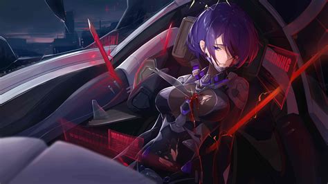 injured, anime, anime girls, bodysuit, blood | 6400x3600 Wallpaper ...