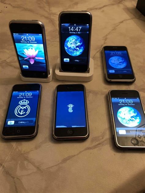 6x iPhone 2G (1. Generation) with Extras - The first ever - Catawiki