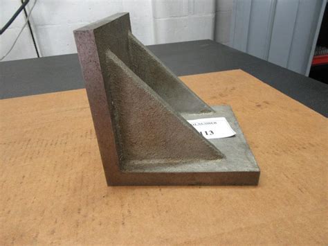 Machines Used | Precision Angle Plate, 6" x 6" x 6", Precision Ground Cast Iron