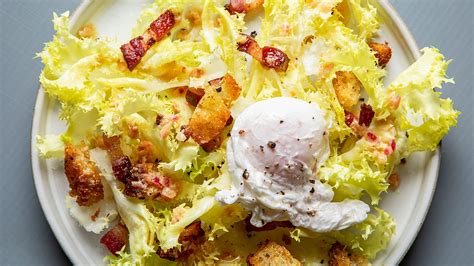 TASTE - Article-Frisee-Salad-Aux-Lardons-Recipe | TASTE