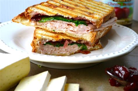 Turkey Panini with Brie and Cherry Preserves - Stuck On Sweet | Recipe | Turkey panini, Cherry ...