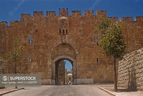 St Stephens Gate or the Lion Gate or Sheep Gate, Jerusalem, Israel ...