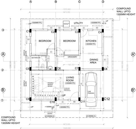 WORKING DRAWING | Working drawing, Ground floor plan, Detailed plans