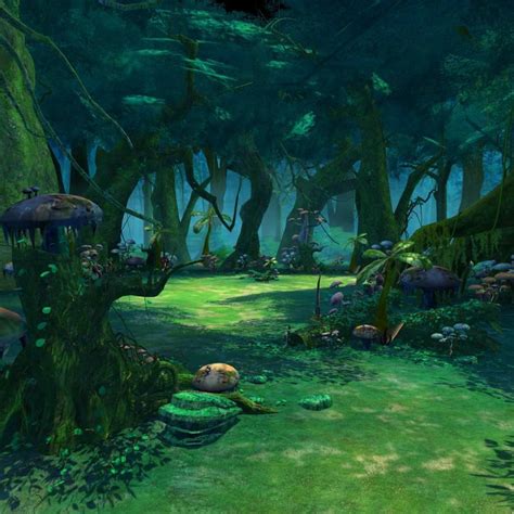 Cartoon Forest Scene 3D Model MAX TGA | CGTrader.com