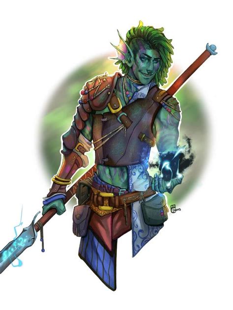 [OC] Akohako, the Triton Warlock : characterdrawing | Fantasy character ...