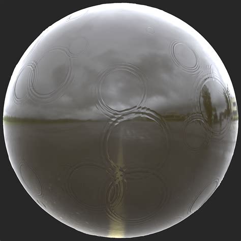 Rain Ripples Texture on Puddle | Free PBR | TextureCan