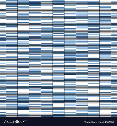 Seamless pattern with horizontal colored lines Vector Image