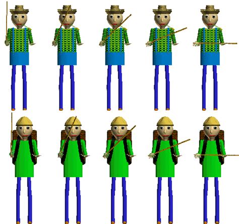 PC / Computer - Baldi's Basics Plus - Pre-v0.3 Baldi Sprites - The ...