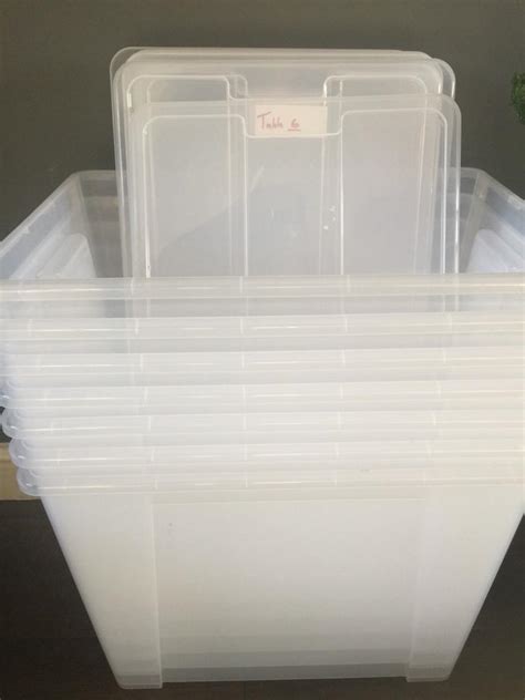 10 ikea large plastic storage tubs with lids | in Lee-on-the-Solent, Hampshire | Gumtree