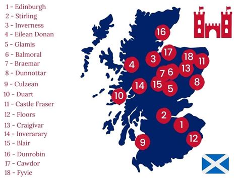 Best Castles In Scotland Map - United States Map