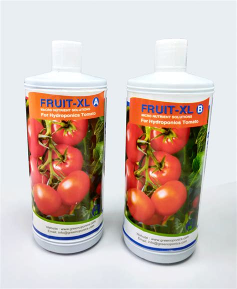 Hydroponic Nutrient Solution for Tomato – Fruit XL-A&B 2L – Hydroponics ...