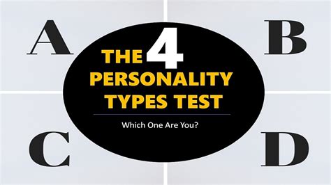 4 Personality Types A B C D Test - BEST GAMES WALKTHROUGH