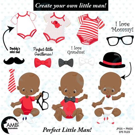 African American Baby Boy Birthday | AMBillustrations.com