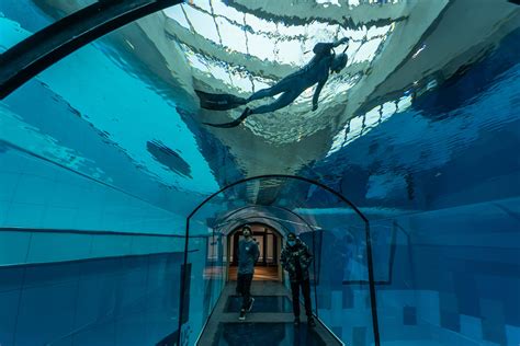 The ‘world’s deepest diving pool’ opened in Poland