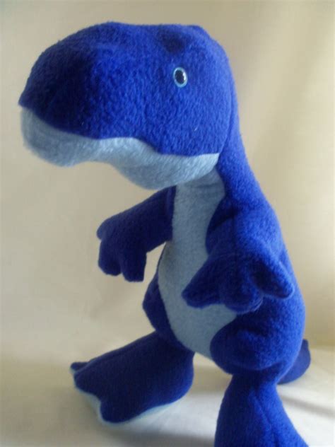 Blue T Rex Plush Toy