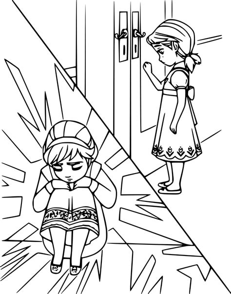 Disney Cartoon Frozen coloring page - Download, Print or Color Online for Free