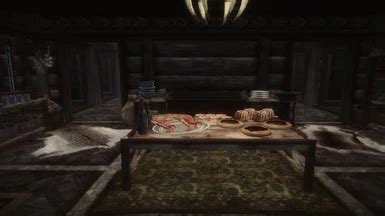 Windstad Manor Interior Overhaul - Everything buildable with custom displays at Skyrim Special ...