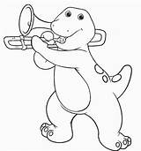 Barney The Dinosaur Coloring Pages sketch template