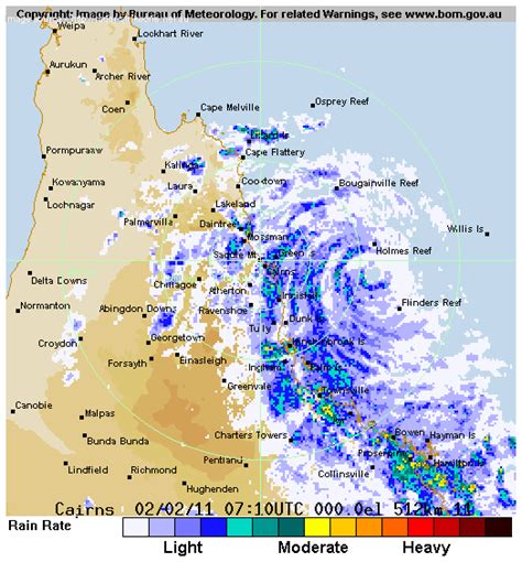 Bom Cairns - Cyclone Ann Path Tracker Barrelling Storm To Drench Australia Will It Hit Cairns ...