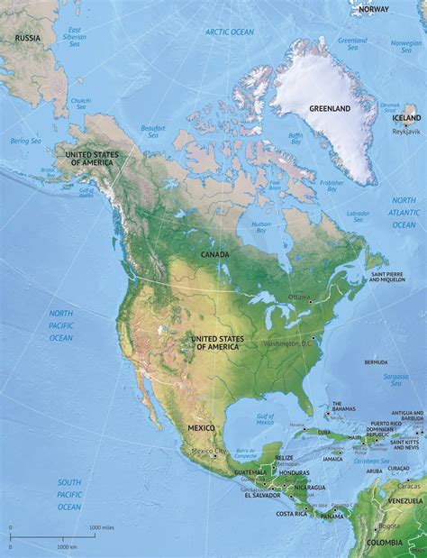 North America Map Drawing - Drawing.rjuuc.edu.np