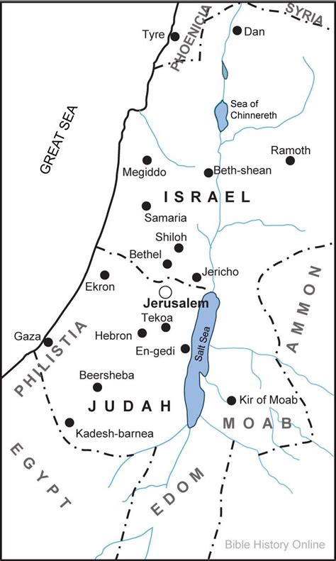 Exploring The Map Of Israel Under King David - Map of Counties in Arkansas