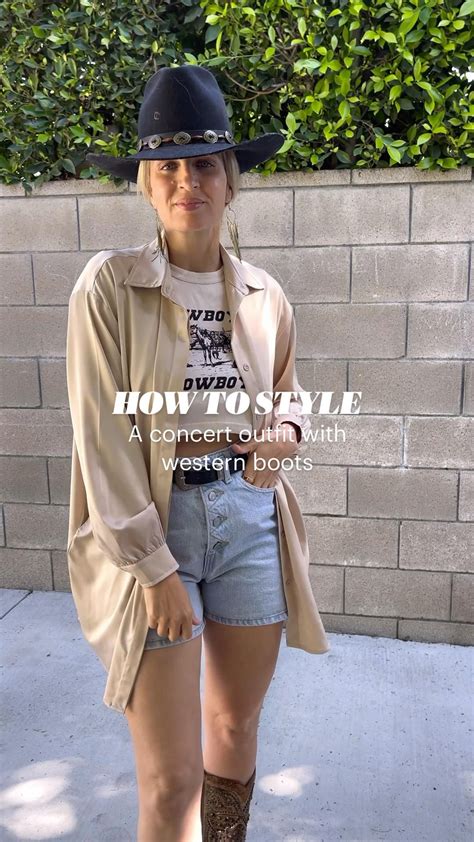 How to style a western styled concert outfit – Artofit