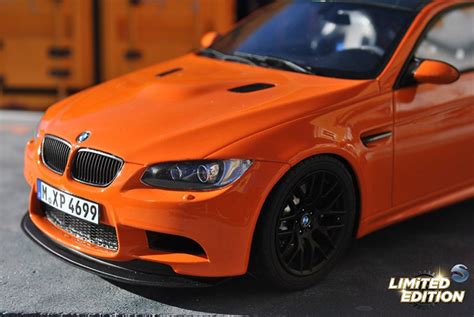 Diecast model cars Bmw M3 E92 1/18 GT Spirit GTS orange - Alldiecast.us