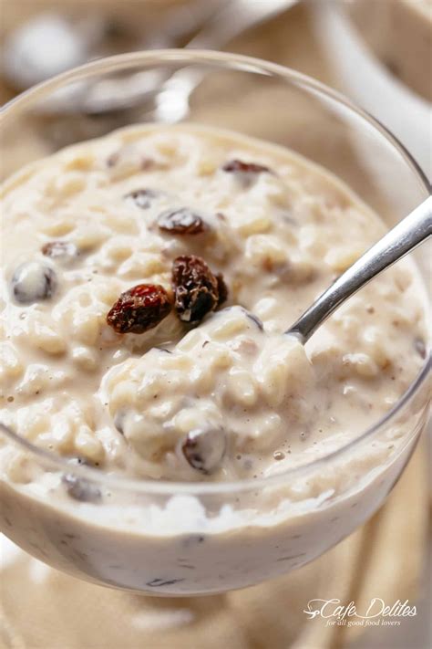 spanish rice pudding with raisins