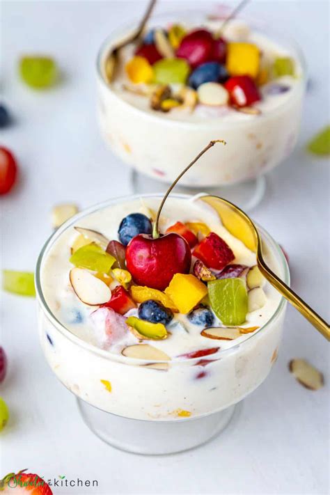 Fruit Salad With Condensed Milk - Shweta in the Kitchen