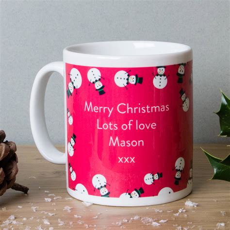 Personalised Christmas Mugs 2017 Designs By Able Labels