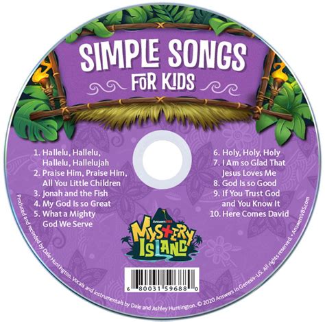 Mystery Island VBS: Simple Songs for Kids (CD-ROM) | Answers in Genesis